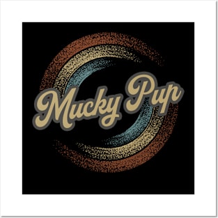 Mucky Pup Circular Fade Posters and Art